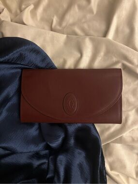 Cartier Clutch in Deep Maroon
